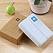 LazyMe White Pill Box, Pocket Size, 7 Divided Compact Case, 1 Pack (White)