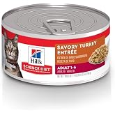 Hill's Science Diet, Adult 1-6, Wet Cat Food, 5.5oz x 24 Cans | Hill's is Recommended by 9 out of 10 Canadian veterinarians.