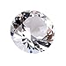 60MM Clear Glass Crystal Diamond Shaped Paperweight, Wedding Table Decoration, Wedding Favors, Home Decor, Valentine's Day Gift - Comes in a Nice Gift Box (2.36