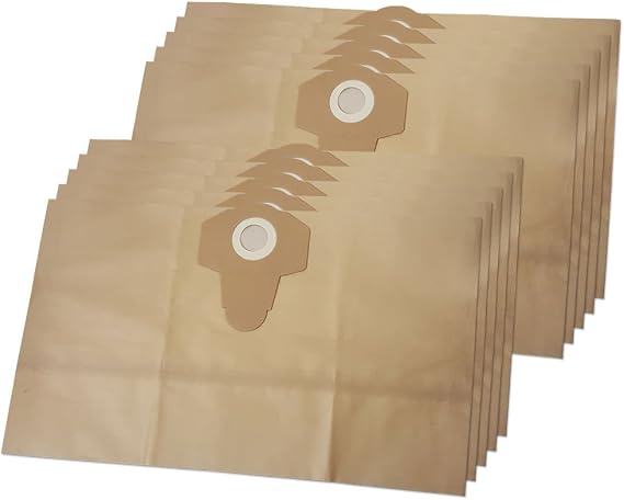 MisterVac 20 Sacchetti Per Aspirapolvere | Compatibili Con Parkside PNTS 1300 D3 | Carta Multistrato Per Polvere Leggera