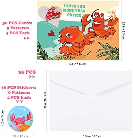 子供用 バレンタインカード 9パターン スクラッチとスニフカード 面白い言葉 学校用品 子供 バレンタインデー パーティーの記念品 封筒付き 36枚 B081nh6tbt 5 667円 人気海外一番 100 品質保証 全品送料無料 即日出荷 Sale開催中