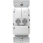 1- Wattstopper DW-311-W Dual Technology Dimming Wall Switch Occupancy Sensor 120/277 Volt AC White
