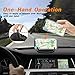 Cell Phone Holder for Car Shamnee Universal Washable Silicone Hand Free Car Phone Mount Dashboard Anti-Slip Desk Phone Stand Easy to Install for iOS and Android Devices