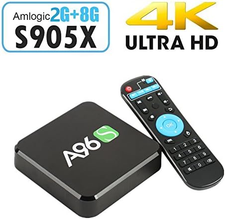 2017 Model Android 6.0 Mini PC WIIKEE A96S Video Player 2GB/8GB 4K Smart Ultra HD Box Amlogic S905X Quad Core Supports H.265 VP9 WIFI 2.4G 3D Rooted Smart Media Player