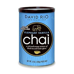 David Rio – Elephant Vanilla Chai, kartonnen doos (1 x 398 g)