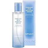 Cell Fusion C Cooling Skin Booster Serum, Hydrating First Serum for Pore Care and Cooling, Nano Hyaluronic Acid + Green Caffeine, 5.07 fl.oz / 150ml