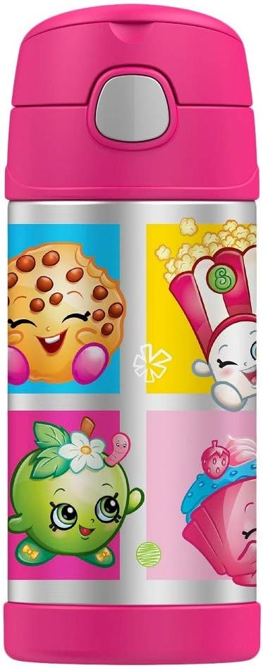 Shopkins Thermos Funtainer Stainless Steel Bottle - Pink 12oz