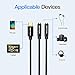 Type C to 3.5mm Headphone Jack Audio Adapter, Vention USB C Male to Double 3.5mm Cable Audio Adapter Converter External for Moto Z Series, Macbook Pro, LeEco, Samsung S8 /S8 Plus,etc.