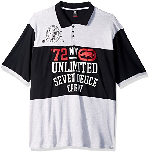 Ecko unlimited men s city limits ss polo, light grey he…
