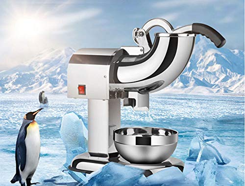 DBMGB Eiscrusher Elektrisch Edelstahl, EIS Zerkleinerer Kommerziell Ist Ideal für Sommerparty, Schneekegelhersteller Mit… – Bild 3
