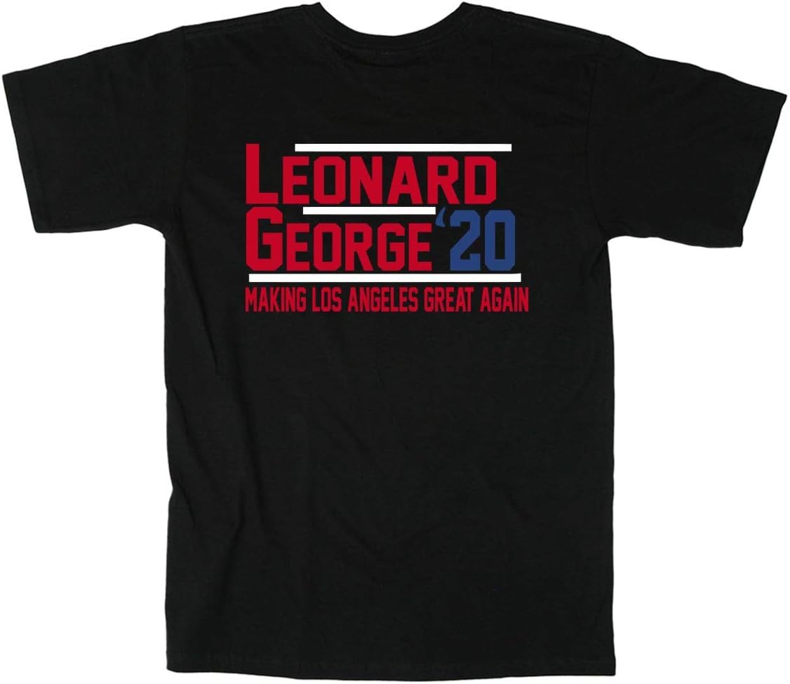 Black Los Angeles Kawhi George 2020 T-Shirt