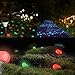 Solar 100 Pcs Colorful Glowing Stones, Glowing Garden Resin Pebbles,Garden Decor Glowing Stones Luminous Rocks for Outdoor Walkway Driveway,Luminous Stones for Plants Pot, Fish Tank,Swimming Pool etc