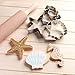 Under Sea Creature Cookie Cutters Set Mould - 4 PCS - Mermaid Tail/Whale Tail, Seahorse, Starfish and Seashell Shape - Stainless Steel