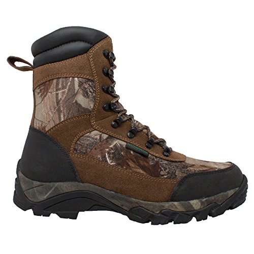 ADTECS Men's 10" Leather Boots:: Goodyear Welt Construction, Waterproof for Hunting, Fishing, Hiking or Outdoors 400g, Camo, 11 M US - Thumbnail 4