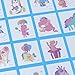 Unomor 144PCS Cartoon Temporary Tattoos for Kids Birthday Party (Unicorn Tattoos)
