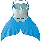 Danvren Mermaid Monofin Adjustable Swim Fins for Girls Kids Mermaid Tail Swimsuits