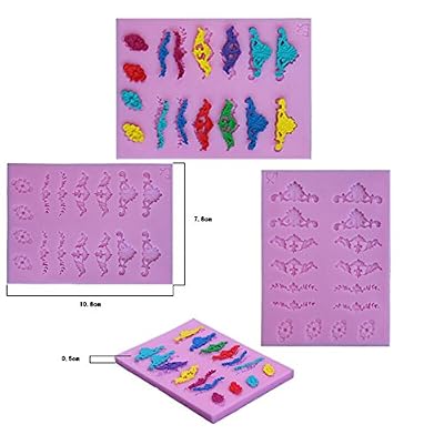 Easting Cake Decorative Design Pattern Candy Making Mold for Baking Supplies and Decorations