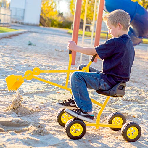 Sand Digger Toy Backhoe with Wheels, A Toy Ride On