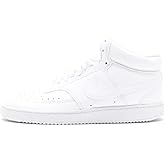 Nike, Mens, Court Vision Mid Next Nature, White/White/White, 10, D - Medium