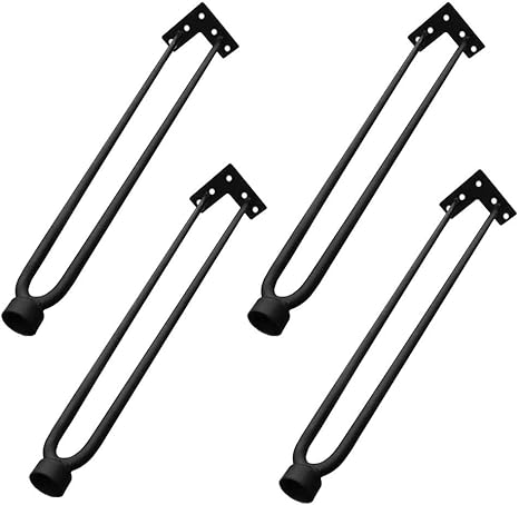 Amazon Tcatec スチールテーブル脚 黒 28インチ 鉄脚 テーブル脚 アイアンレッグ ダイニングテーブル脚 Diy素材 72cm ４本セット 二線 ダイニングセット オンライン通販