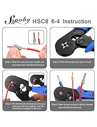 Juego de herramientas de crimpado de alambre de Ferrule, alicates de alambre de crimpadora