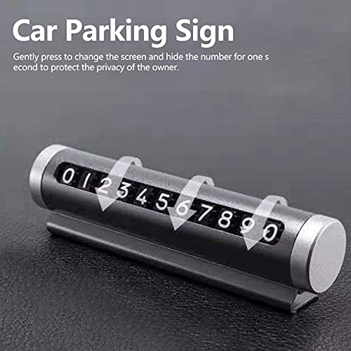 Gidenfly 2 stuks parkeerplaatjes auto tijdelijke parkeerkaart telefoonnummer kaartplaat gepersonaliseerde creatieve… - Afbeelding 6