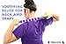 Elite Rubber Calf Roller - Purple, Massage Stick for Legs and Sore Muscles, Shin Roller for Shin Splints
