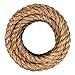 SGT KNOTS Twisted Manila Rope - Natural 3 Strand Fiber Hemp Rope for Indoor and Outdoor Use - Multipurpose Manila Rope for Crafts, DIY Projects, Home Decorating, Climbing - 1/2 in x 100 ft