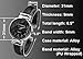 Top Plaza Women Casual Chic Simple Bangle Cuff Bracelet Dress Quartz Watch 6.5 Inches