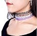 Deals Sales Today 2017 12pcs Choker Necklace Gothic Tattoo Black Stretch choker Rainbow woman girls