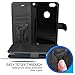 iPhone 6 Plus Case, BUDDIBOX [Wrist Strap] Premium PU Leather Wallet Case with [Kickstand] Card Holder and ID Slot for Apple iPhone 6 Plus, (Black)