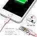 CellBee 3 Pack Apple Certified Charger- Super Fast Charging - Thick Cord - 3 ft -1 meter (Pink)
