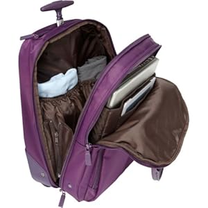 A laptop and tablet compartment in front of the main compartment