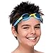 SWIM ELITE Kids Swimming Goggles - Comfortable Adjustable Strap, Anti-Fog, UV Protection, Toddler to Kid Size, Fun and Colorful Case