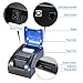 HILLPOW 58MM USB Thermal Receipt Printer Compatible with Bill Ticket Barcode ESC/POS Print Commands Set NO Bluetooth Function