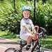 UrRider Child Bike Seat, Portable, Foldable & Ultralight Front Mount Baby Kids' Bicycle Carrier with Handrail for Mountain Bikes, Hybrid Bikes, Fitness Bikes