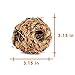 simoce Handmade Edible Natural Grass Bell Play Ball/Holey Nest/Holey Tunnel for Rabbit, Hamster, Guinea-Pig or Chinchilla, Chew Toy for Small Animals.