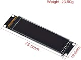 Oikabio 2.08" OLED Display 256x64 Graphic LCD Module SH1122 SPI view 5
