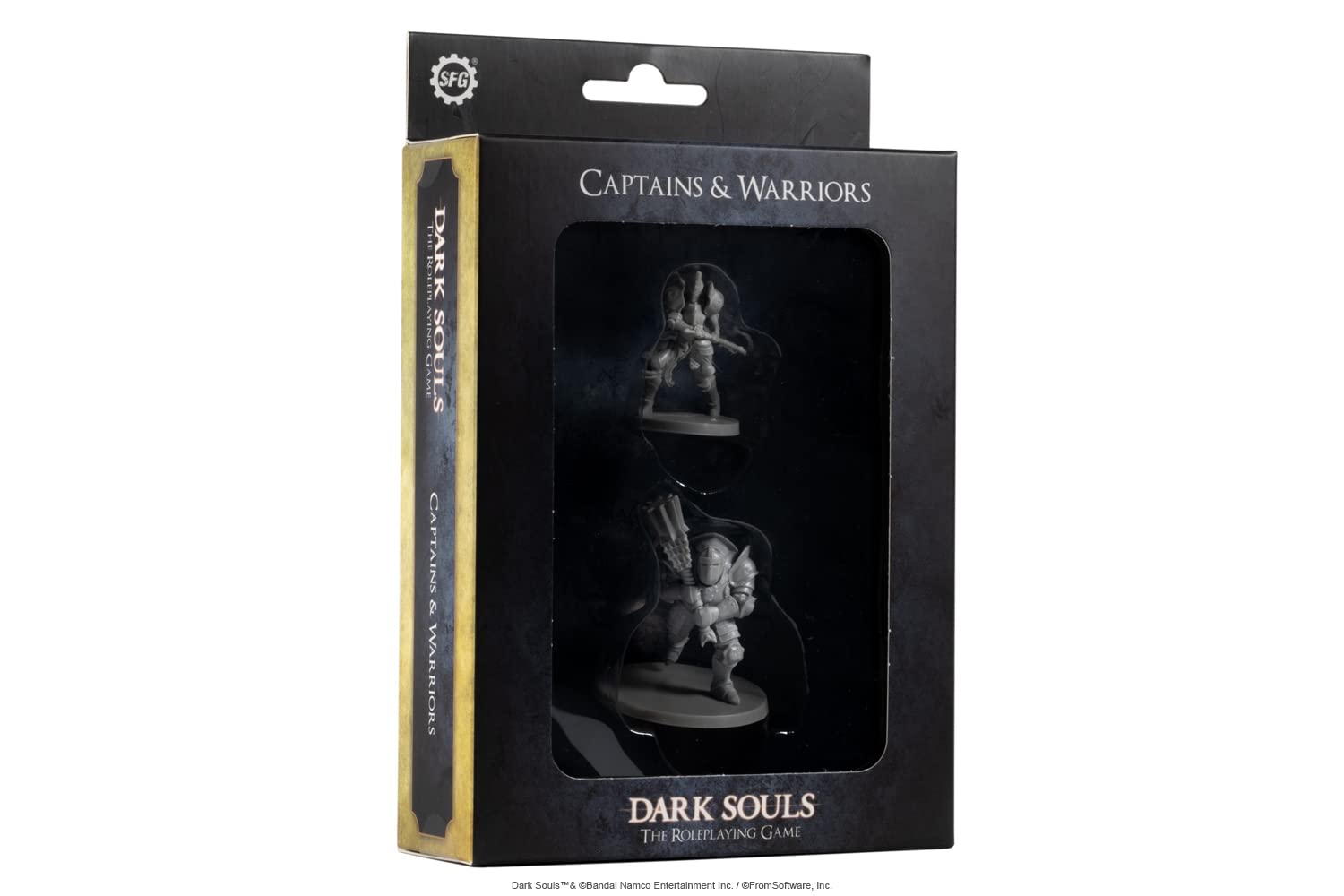 Dark Souls The Role Playing Game: Captains & Warriors Miniatures & Stat Cards. DnD, RPG, D&D, Dungeons & Dragons. 5E Compatible