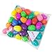 Toy filled Easter eggs, surprise eggs filled with Easter toys, 100 pack great for Easter eggs school hunt, Surprise Eggs Hinged Together for Easy Assembly with Bonus Easter Multi Color Highlighter.
