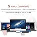 IVANKY 4K Mini DisplayPort to HDMI Adapter 4K@60Hz [Super Slim, Nylon Braided, Aluminum Shell] Mini DP to HDMI Adapter for MacBook Air/Pro, Surface Pro/Dock/Book, Monitor, Projector, More - Red