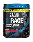 360RAGE – Extreme Pre-Workout Nitric Oxide Boosting Formula With: Beta Alanine, Citrulline Malate, and Agamtine To Produce Skin Bursting Pumps and Explosive Intensity.  Raspberry Lemonade