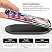 Trianium Wireless Charger, Qi-Certified Wireless Charging Pad Base Compatible iPhone 13/12/11/XS/XS Max/XR/X/8/8 Plus, 10W Fast Charger for Galaxy S21/S20/S10/S10+/S10e/S9 Note (No AC Adapter)