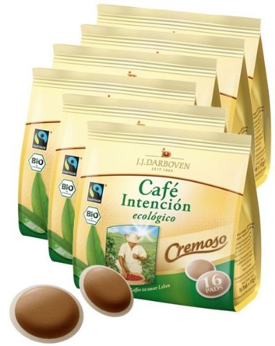 Kaffeepads AROMATICO von Café Intención, 6x16 Stück