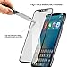 iPhone X Screen Protector, KuGi [ Front & Back Glass film suit ] Ultra-thin Toughened 9H Hardness HD Clear & Premium Full coverage Tempered Glass Screen protector for iphone x edition. (Black)