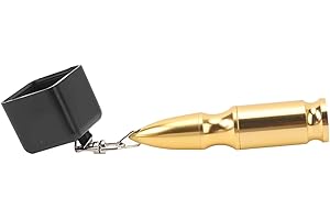 Pool Cue Chalk Holder, Abrasion and Impact Resistant Billiard Chalk Holder for Indoor Use (Gold and Black)