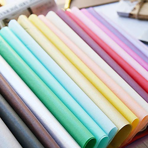 image for Superise 210 Sheets 30 Colors Art Tissue Paper, Wrapping Tissue Paper 