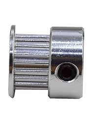 derblue 10 metros GT2 2 mm Pitch 6 mm de ancho correa dentada de goma + 5 PCS 20 dientes aluminio Timing Polea Rueda para impresora 3d CNC (Prusa i3, Kossel, Rostock, Taz, etc.)