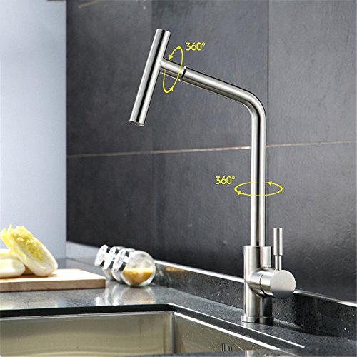 Dayanand Kitchen Faucet Align Motion sense Wave Sensor Touchless One-Handle High Arc Pulldown Kitchen FaucetStainless steel kitchen faucet hot and cold dishes rotating wash basin sink mixer