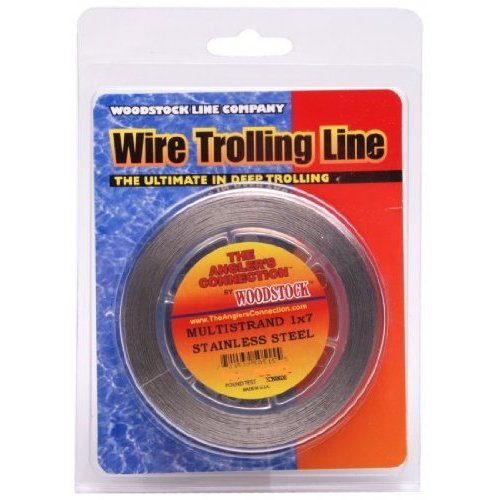 UPC 721539504325, Woodstock 1x7 Stainless Steel Fishing Wire, 1000 Feet/of 30-Pounds (.015 DIA), Bright